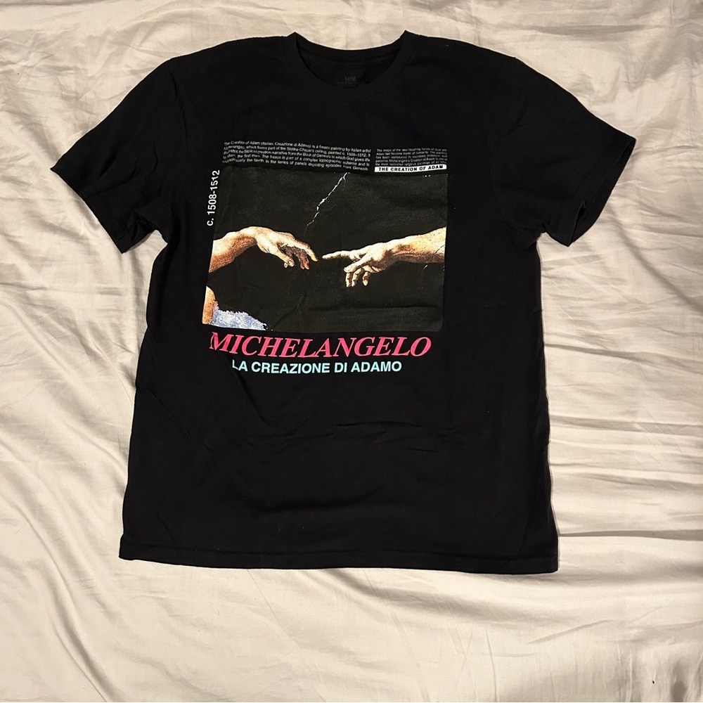 Michelangelo graphic shirt